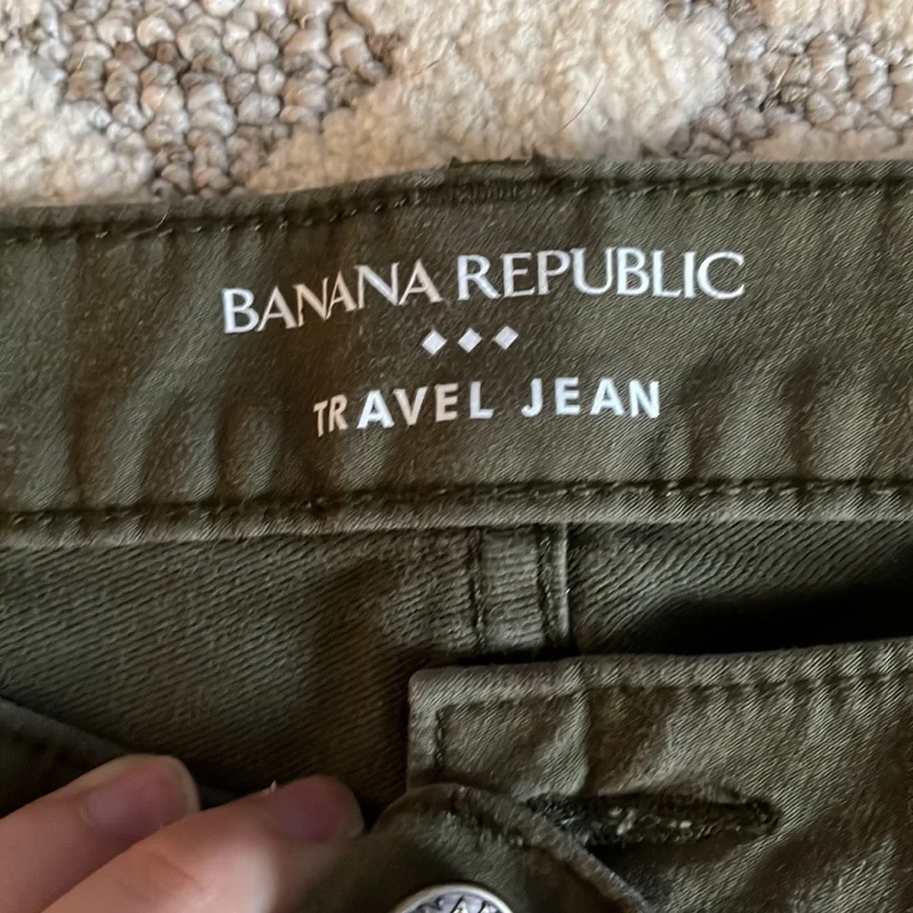 Banana Republic Olive Green Travel Jean